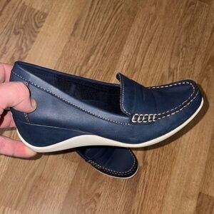 St. John's Bay Navy Blue Slip-On Penny Loafer